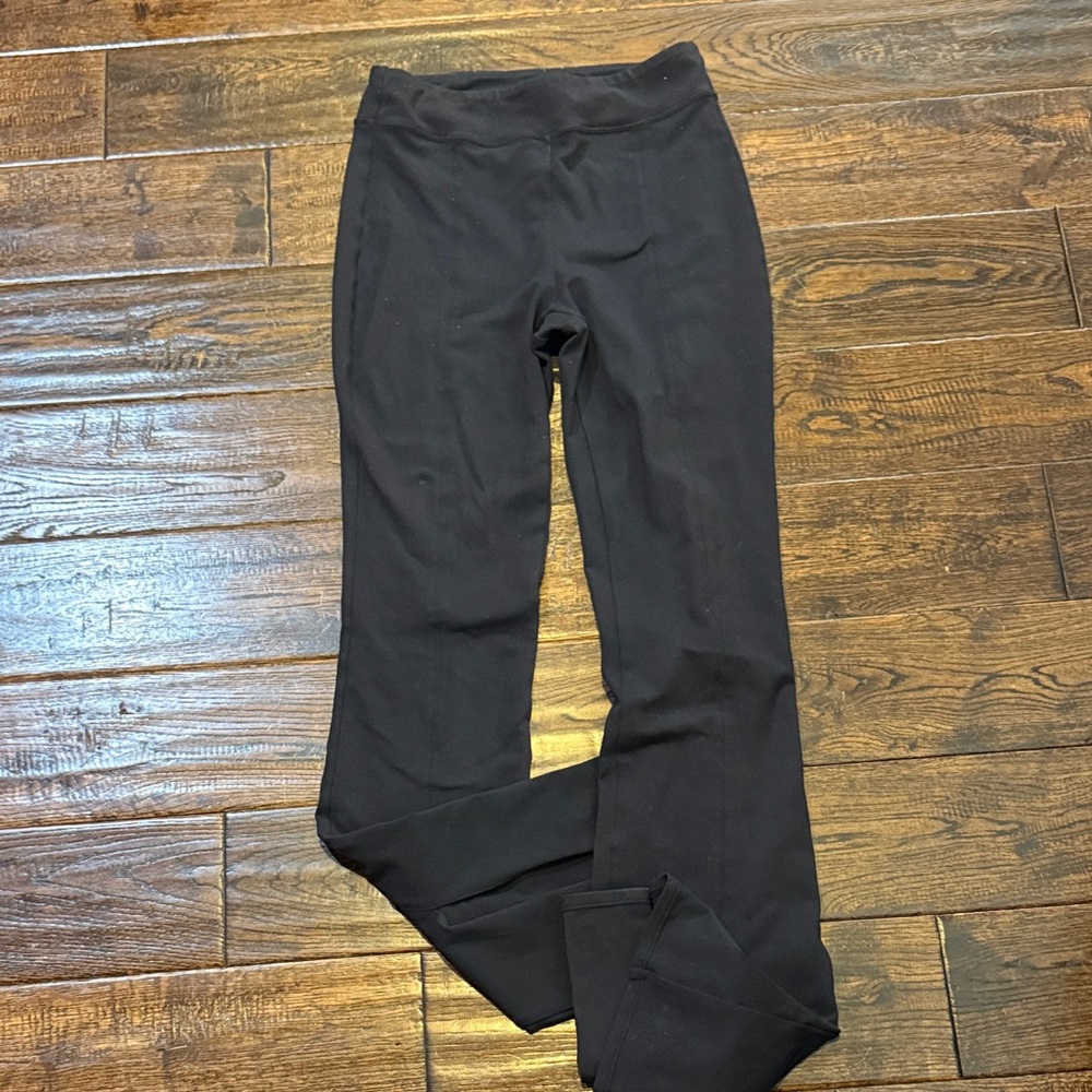 Airbrush high waist kickback flare